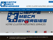 Tablet Screenshot of dieppe-meca-energies.com